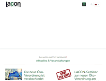 Tablet Screenshot of lacon-institut.com